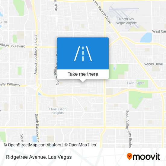 Ridgetree Avenue map
