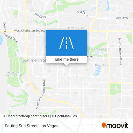 Mapa de Setting Sun Street