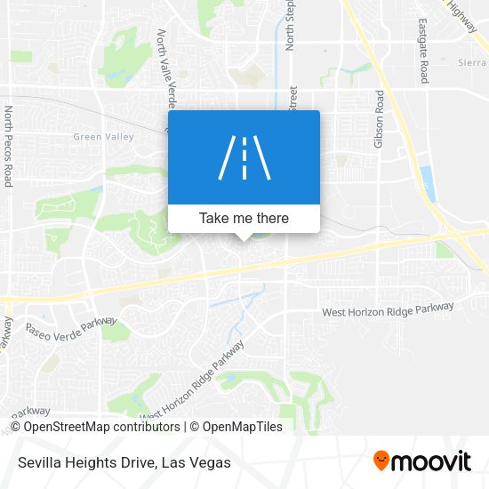 Sevilla Heights Drive map