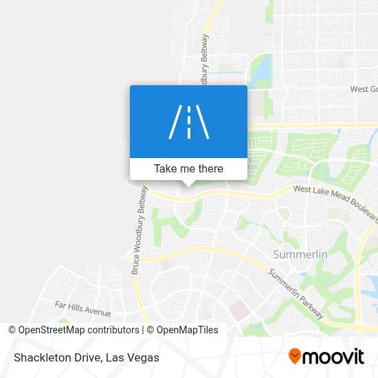 Shackleton Drive map