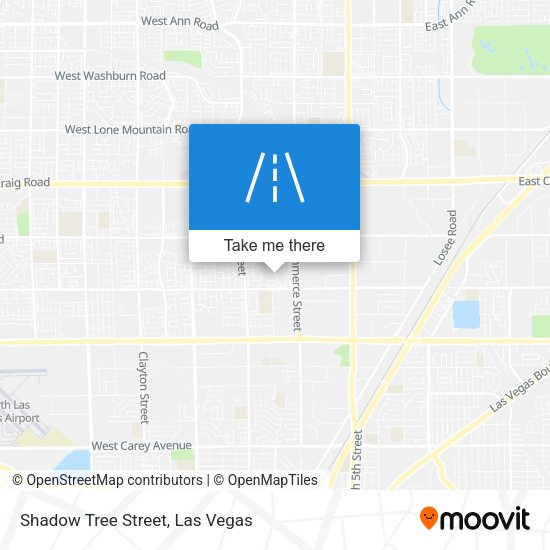Mapa de Shadow Tree Street