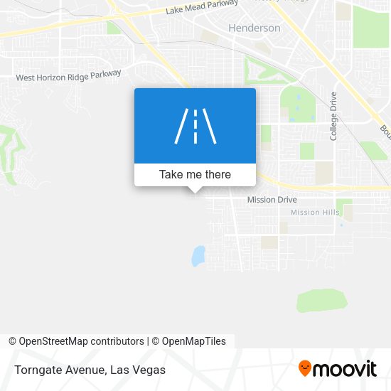 Mapa de Torngate Avenue