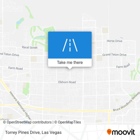 Torrey Pines Drive map