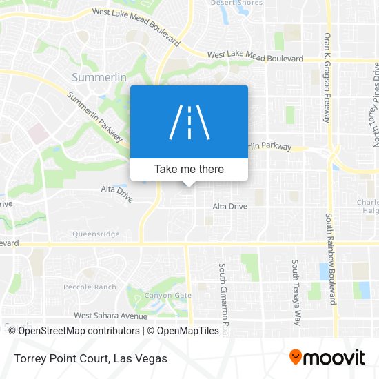 Mapa de Torrey Point Court