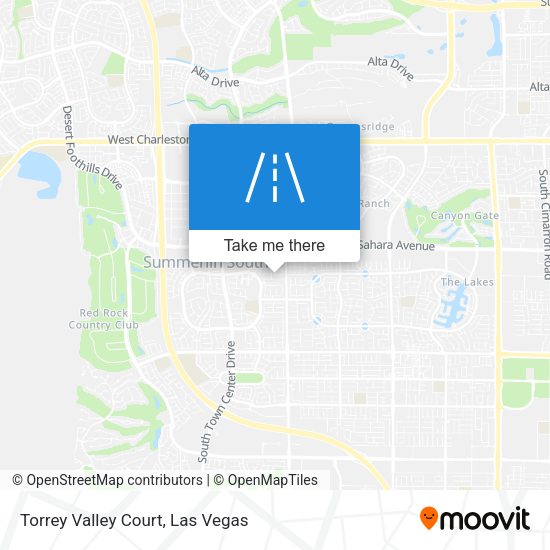 Torrey Valley Court map