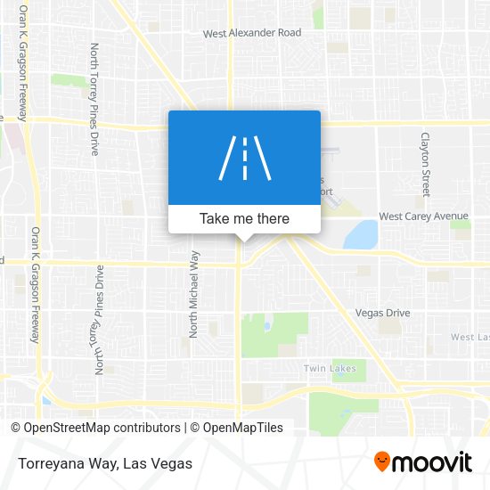 Torreyana Way map
