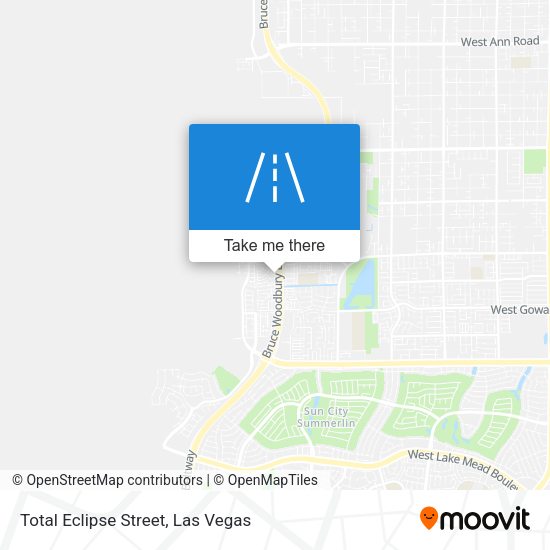 Total Eclipse Street map