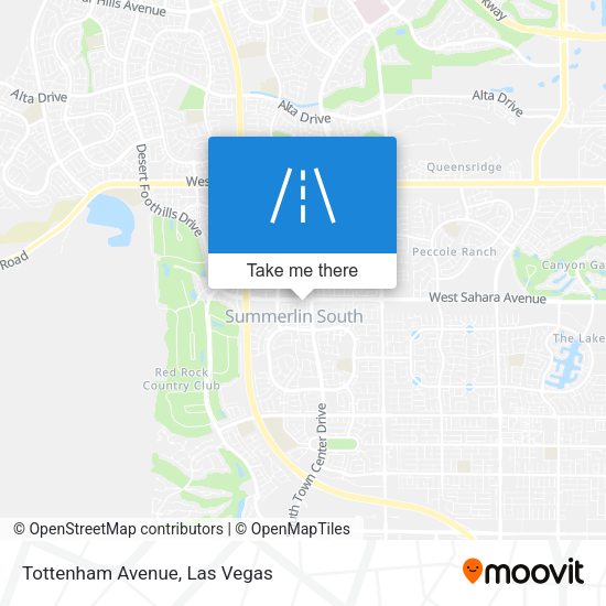 Mapa de Tottenham Avenue