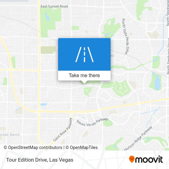 Tour Edition Drive map