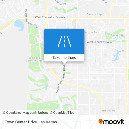 Town Center Drive map