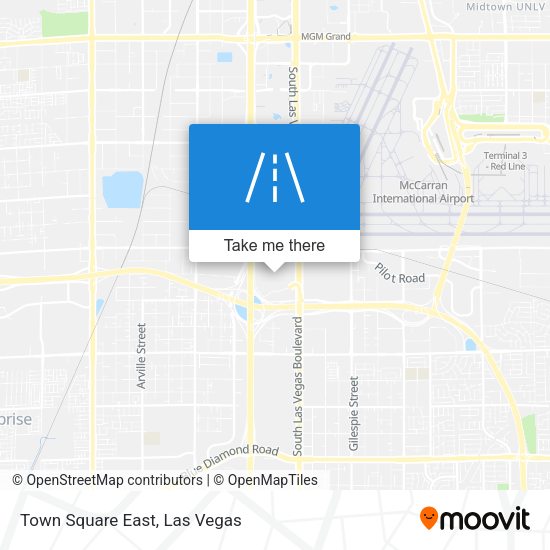 Mapa de Town Square East