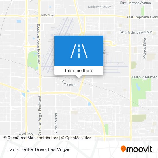 Trade Center Drive map
