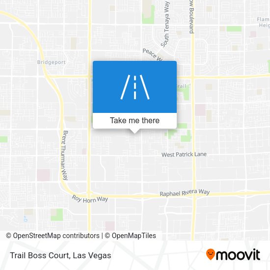 Trail Boss Court map