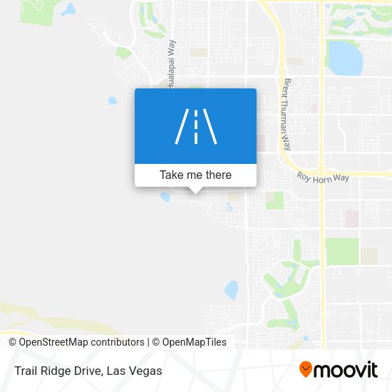 Trail Ridge Drive map
