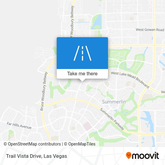 Trail Vista Drive map