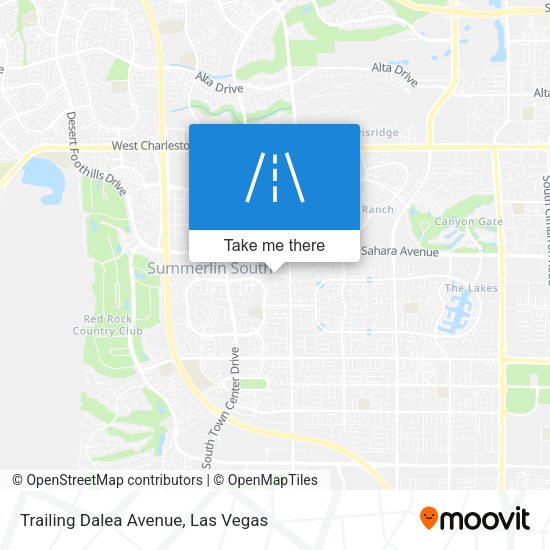 Trailing Dalea Avenue map