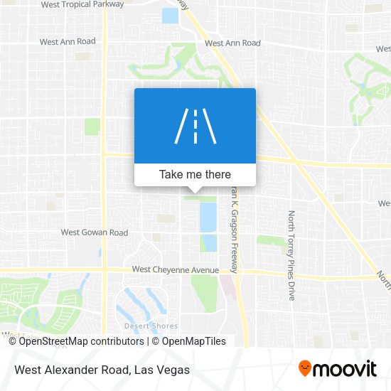 Mapa de West Alexander Road