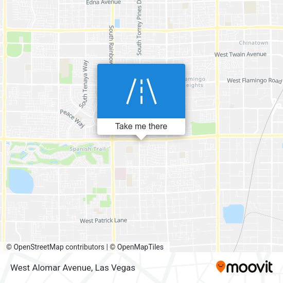 Mapa de West Alomar Avenue