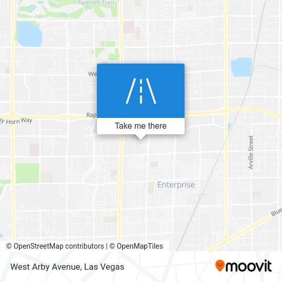 West Arby Avenue map