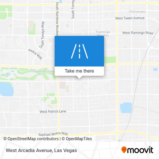 West Arcadia Avenue map