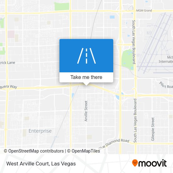 West Arville Court map