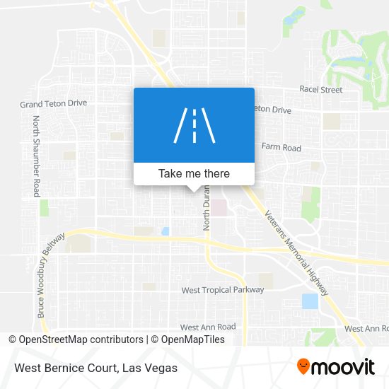 West Bernice Court map