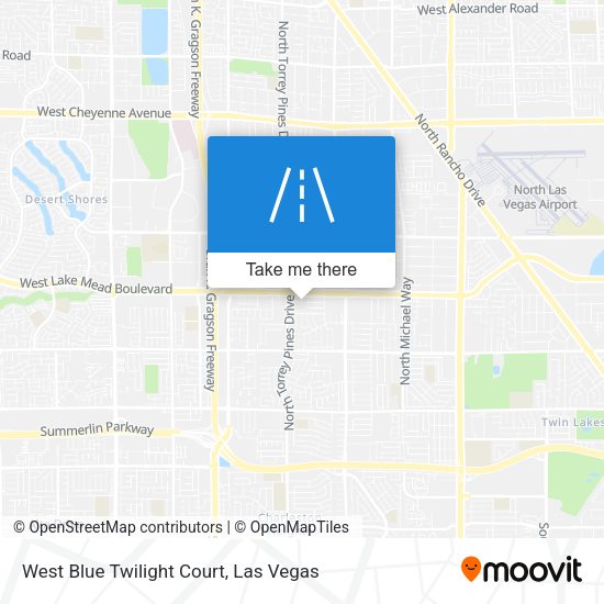 Mapa de West Blue Twilight Court