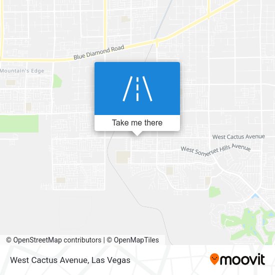Mapa de West Cactus Avenue