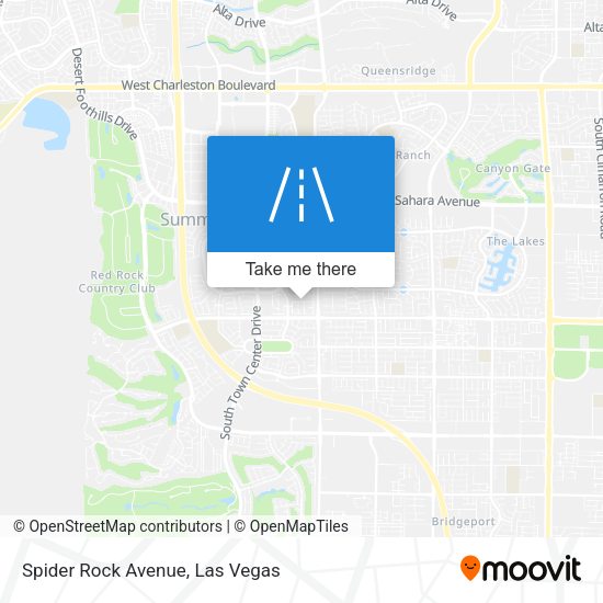 Mapa de Spider Rock Avenue
