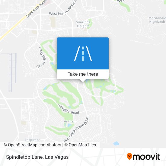 Mapa de Spindletop Lane