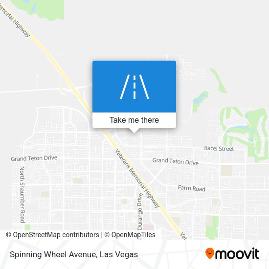 Spinning Wheel Avenue map