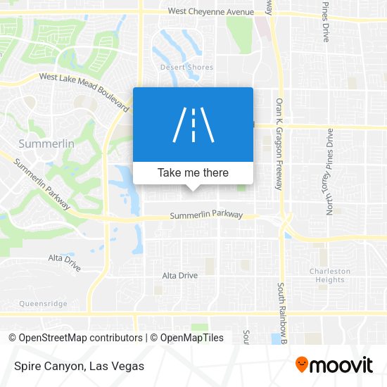 Mapa de Spire Canyon
