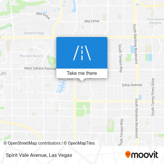 Spirit Vale Avenue map