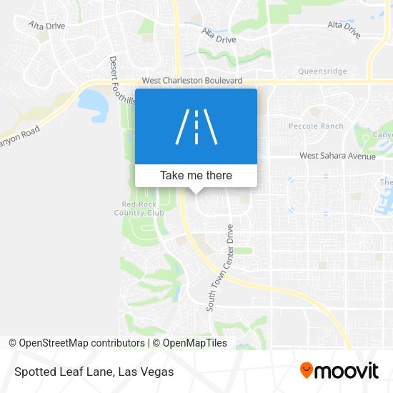 Spotted Leaf Lane map