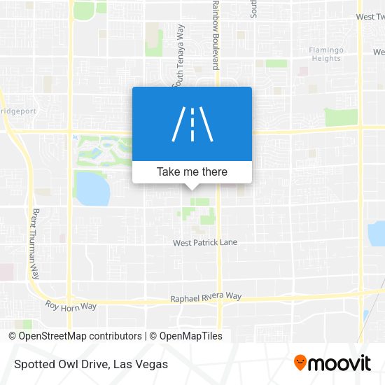 Spotted Owl Drive map
