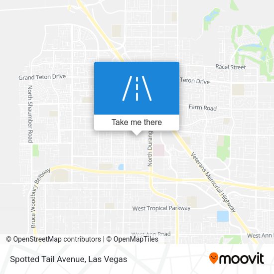 Spotted Tail Avenue map