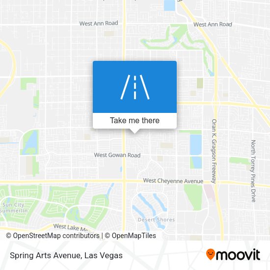 Spring Arts Avenue map