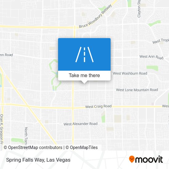 Mapa de Spring Falls Way