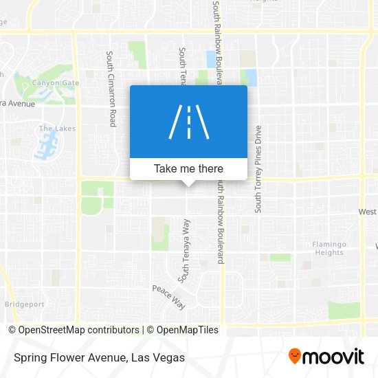 Spring Flower Avenue map