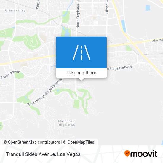 Tranquil Skies Avenue map