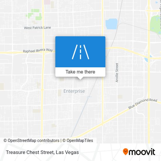 Treasure Chest Street map