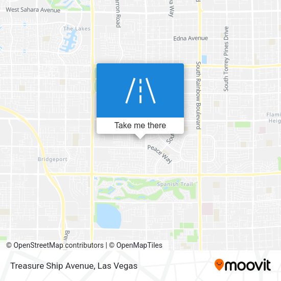 Treasure Ship Avenue map