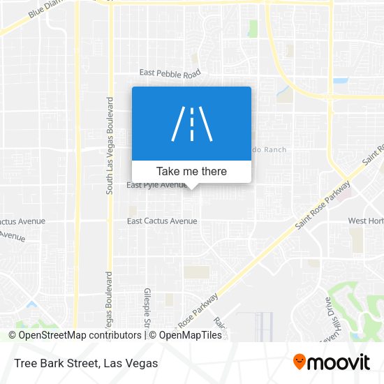 Tree Bark Street map