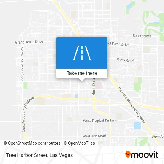 Tree Harbor Street map