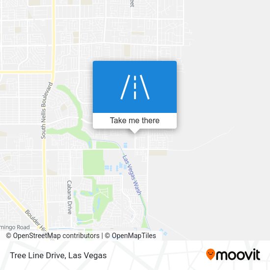 Tree Line Drive map