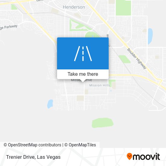 Mapa de Trenier Drive