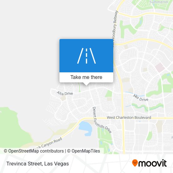 Mapa de Trevinca Street