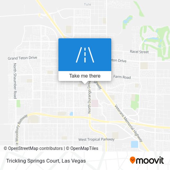 Trickling Springs Court map