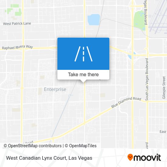 West Canadian Lynx Court map
