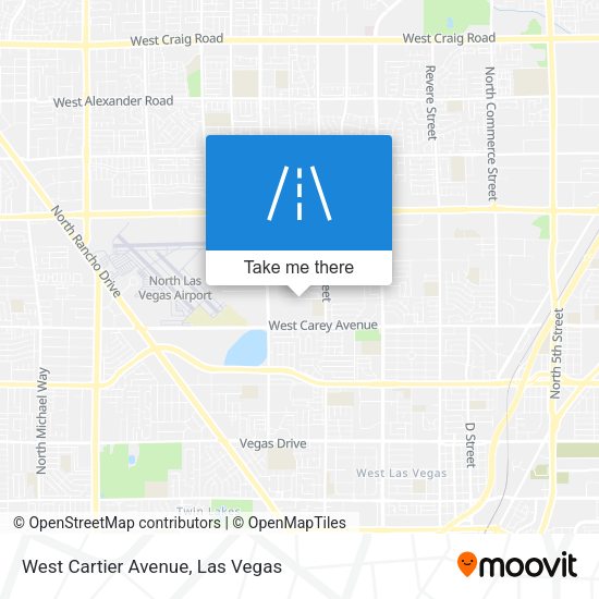 West Cartier Avenue map